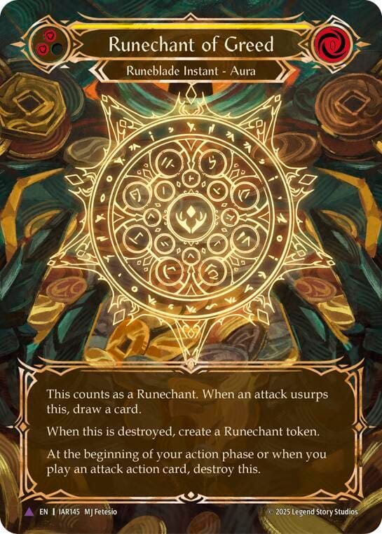 Runechant of Greed (Yellow)(Marvel)