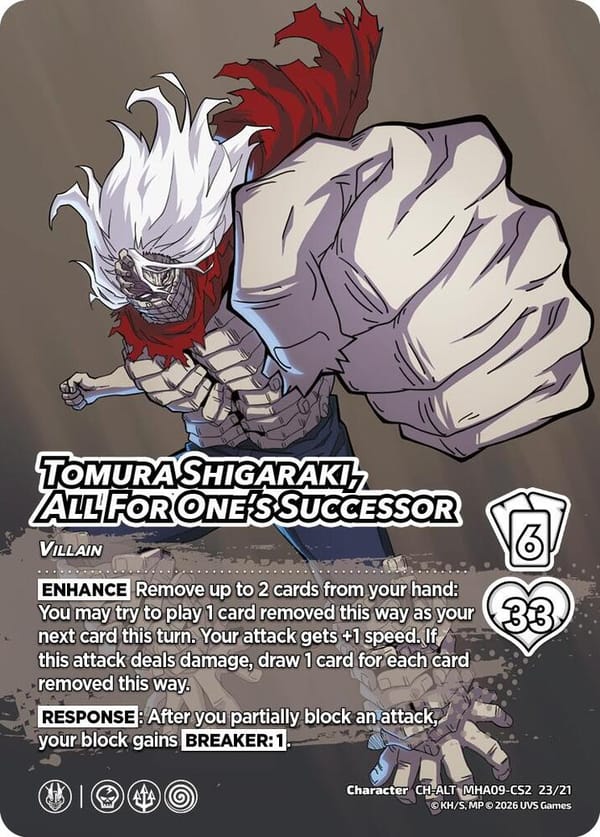 Tomura Shigaraki, All For One's Successor (Alternative Art)