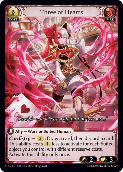 Three of Hearts