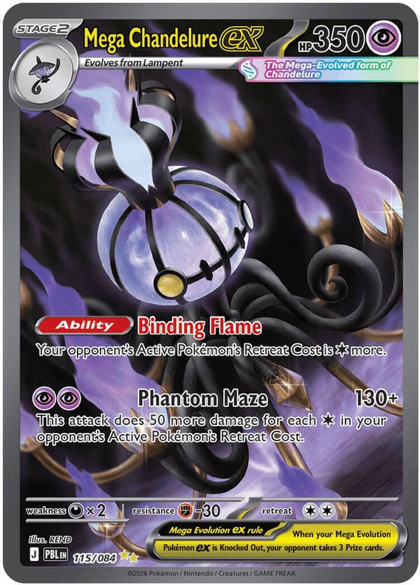 Mega Chandelure ex - 115/084