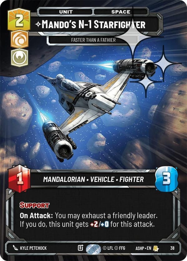 Mando's N-1 Starfighter - Faster than a Fathier (Foil)