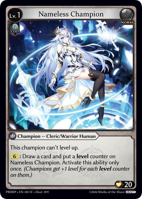 Nameless Champion (Cleric/Warrior)