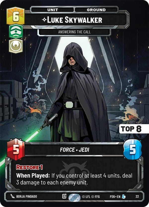 Luke Skywalker - Answering the Call (Top 8)